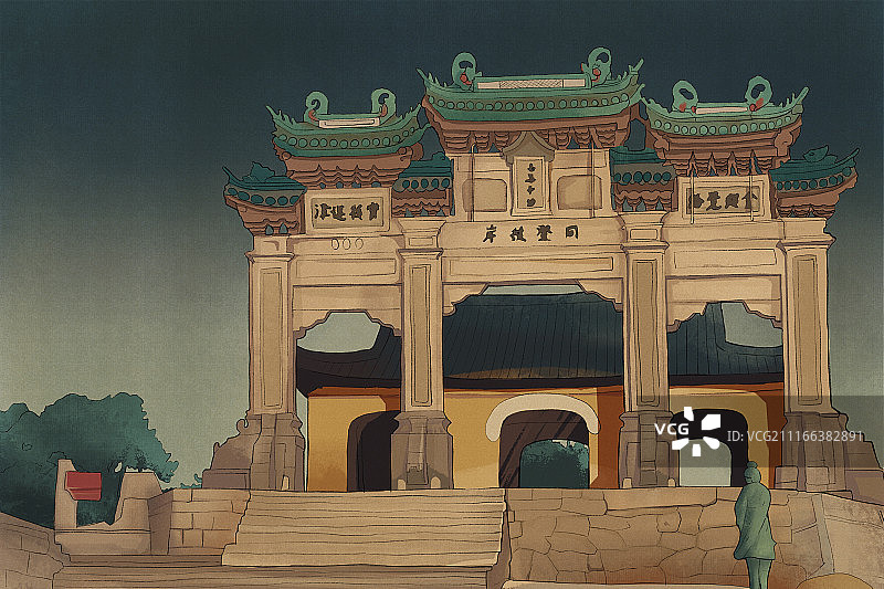 牌坊图片素材