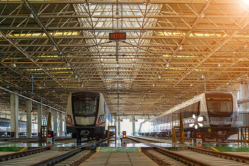 轨道交通列车工厂厂房高清图图片素材