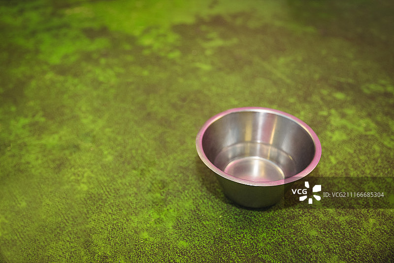地板上的空狗碗图片素材