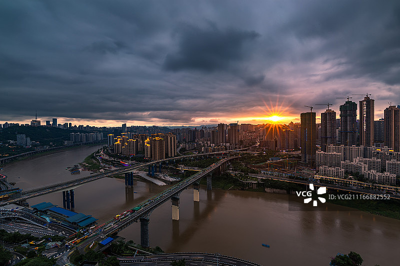 重庆渝澳大桥嘉陵江大桥图片素材