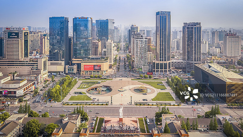 天府广场图片素材