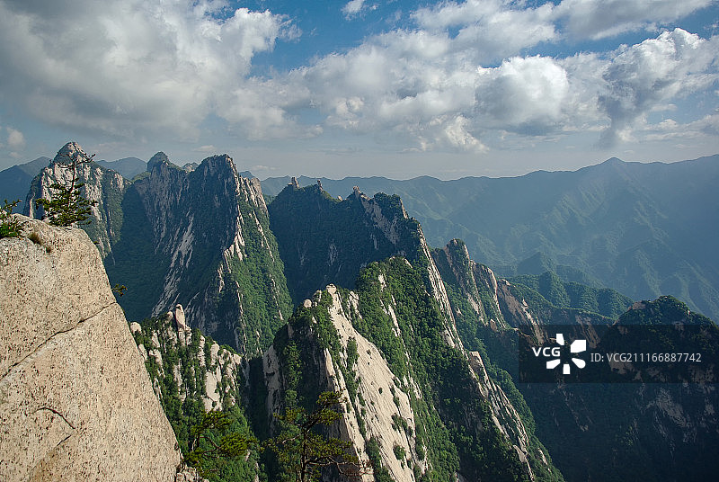 陕西省华山自然风光风景图片素材