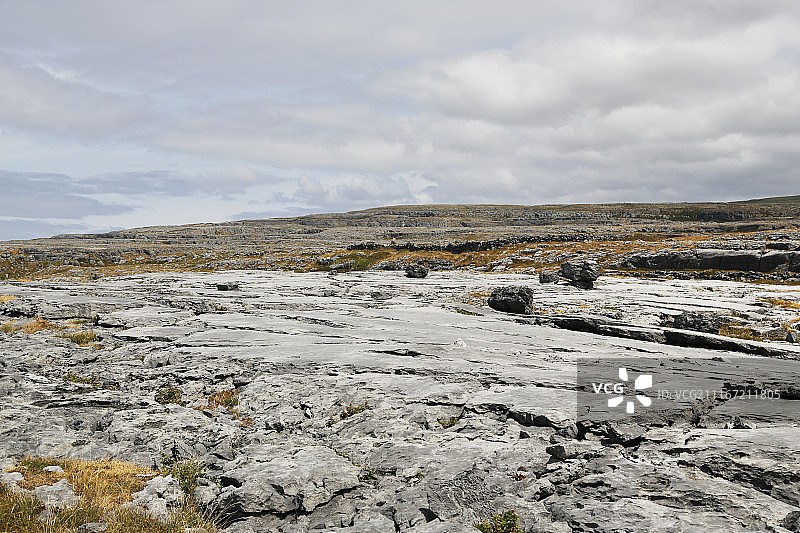 爱尔兰巴伦国家公园地质平台图片素材