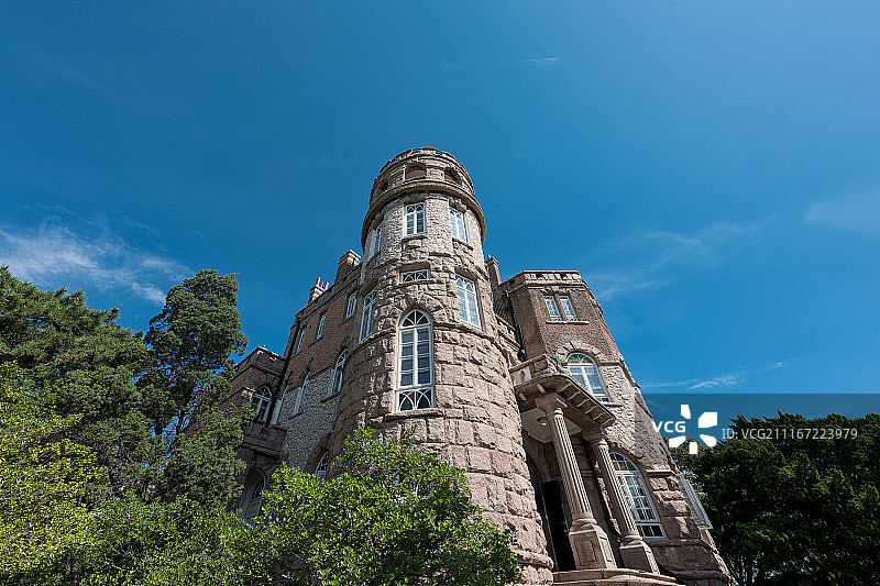 青岛花石楼图片素材