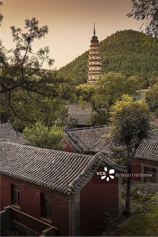 济南灵岩寺图片素材