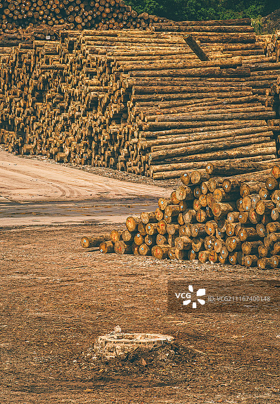 重庆市茄子溪木材厂几何排列图片素材