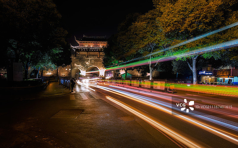苏州阊门图片素材
