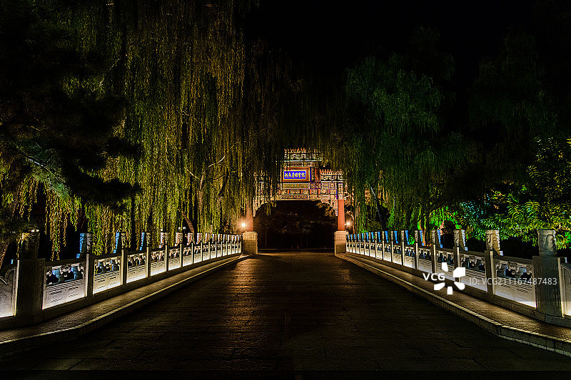 钓鱼台国宾馆牌楼图片素材