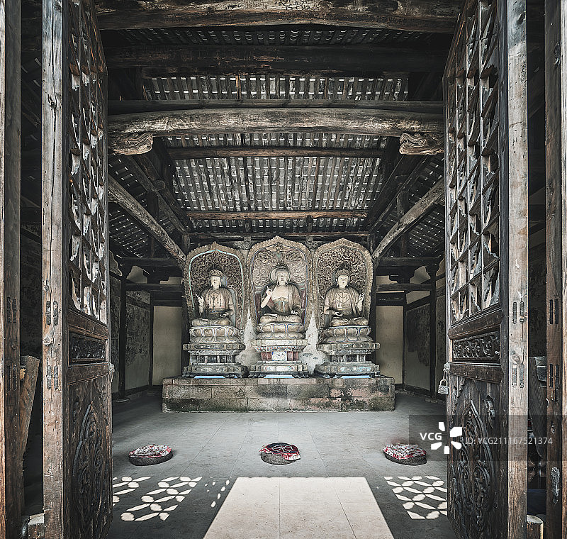 邛崃磐陀寺古建筑图片素材