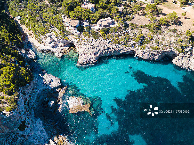 卡拉隆巴兹附近的小海湾图片素材