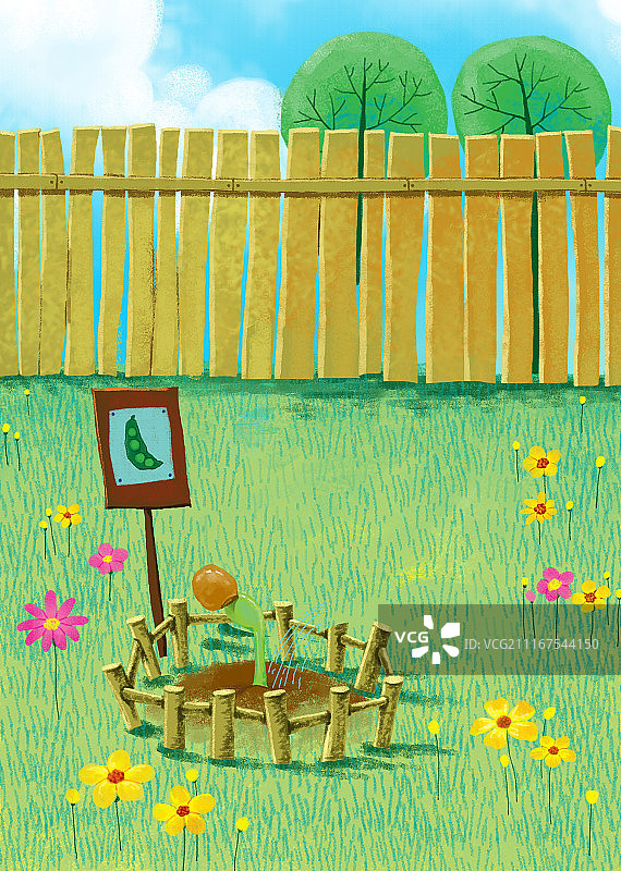 唯美背景元素组图共3000多幅-院子里的种菜图片素材