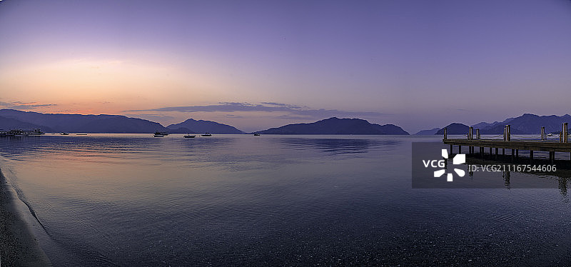 黄昏时的马尔马里斯图片素材