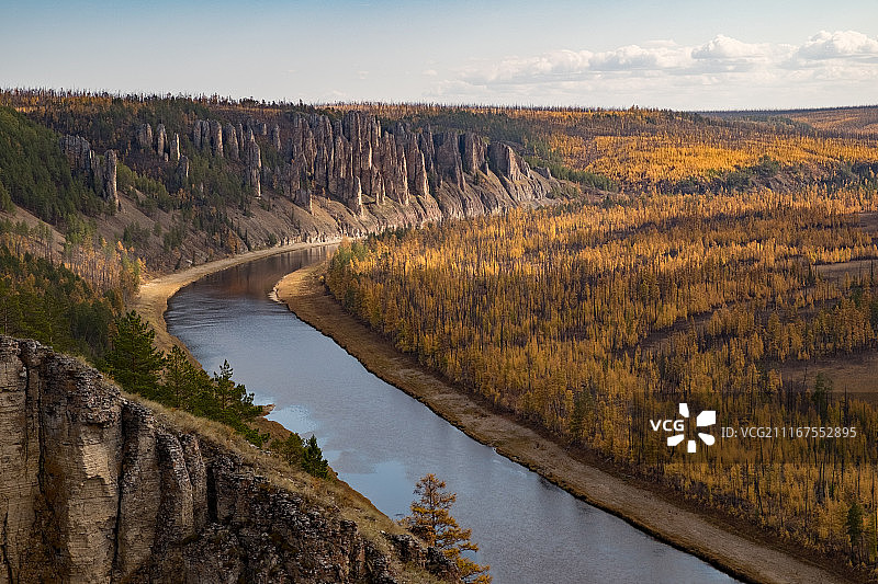 萨哈共和国斯inskkie Stolby国家公园图片素材