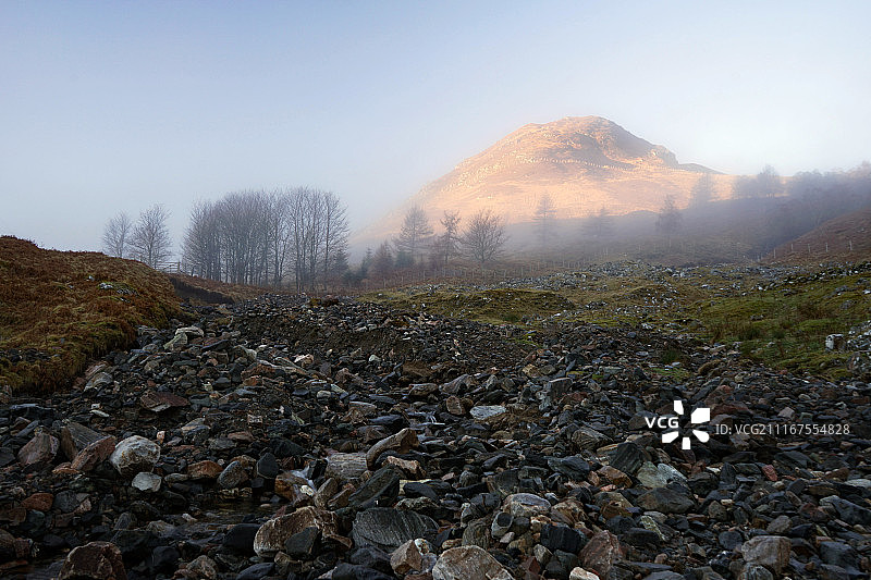 Meall Dubh，斯特拉斯科诺，苏格兰高地图片素材