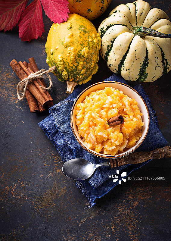 肉桂南瓜粥图片素材