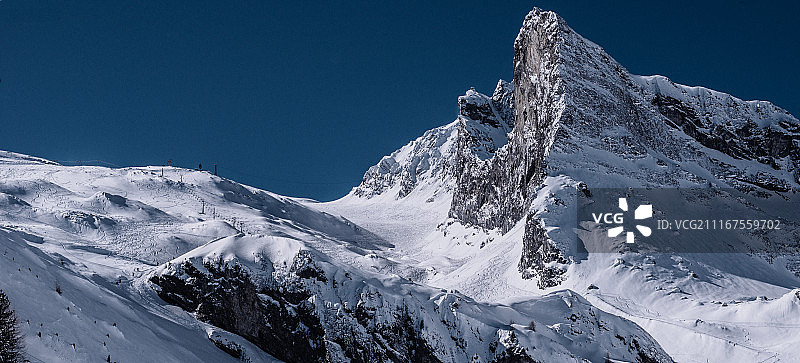 辛特图克斯冰川滑雪道图片素材