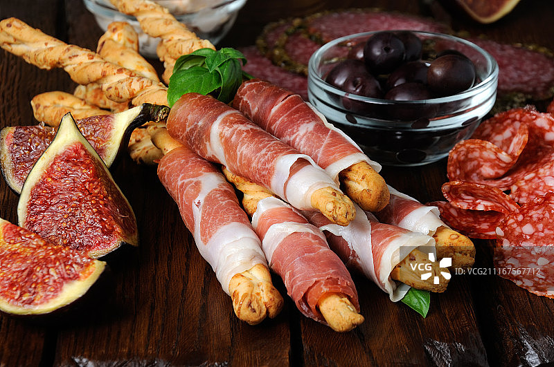 肉类开胃菜图片素材