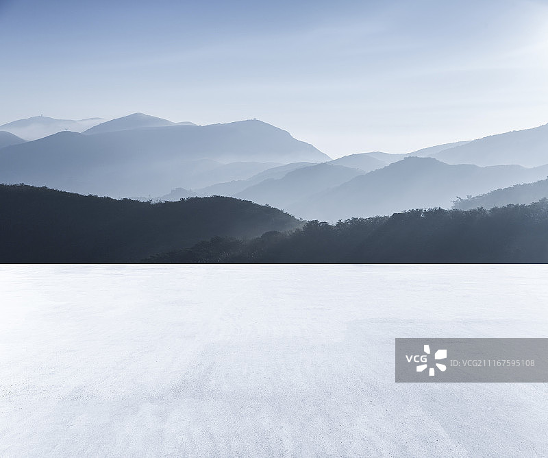 山区汽车广告背景图图片素材