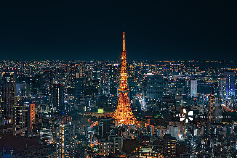 来自六本木的眺望-东京塔图片素材