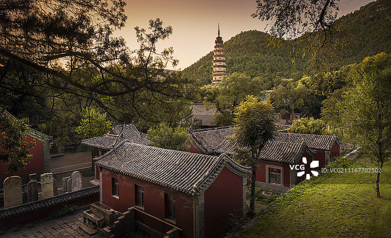 济南灵岩寺图片素材