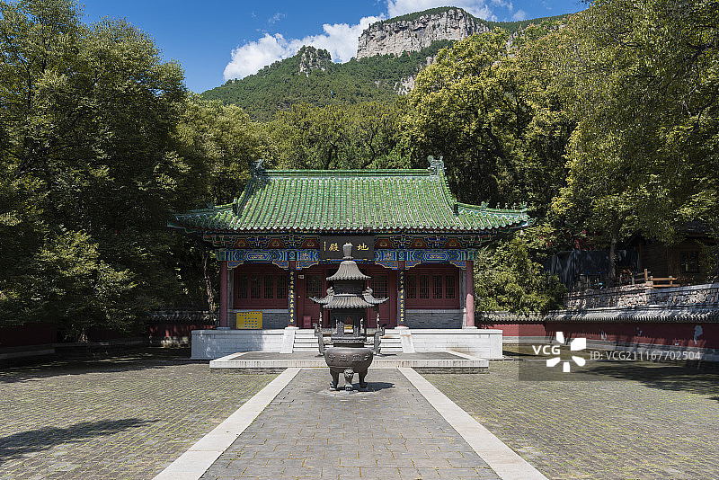 济南灵岩寺地藏殿图片素材