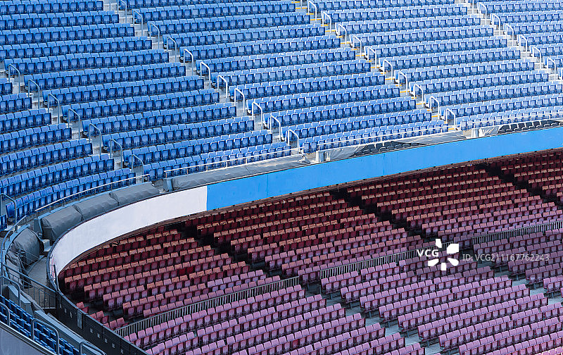 诺坎普足球场的空座位图片素材