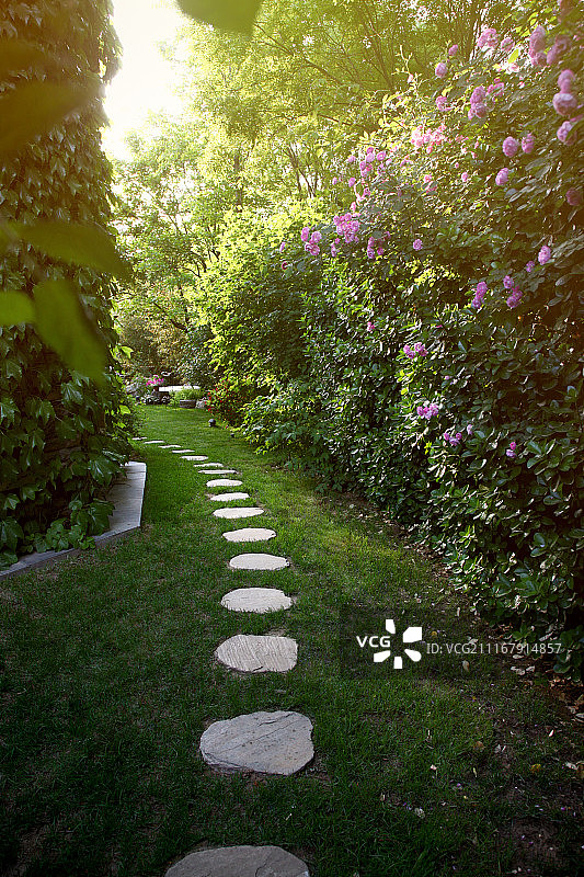 别墅庭院图片素材