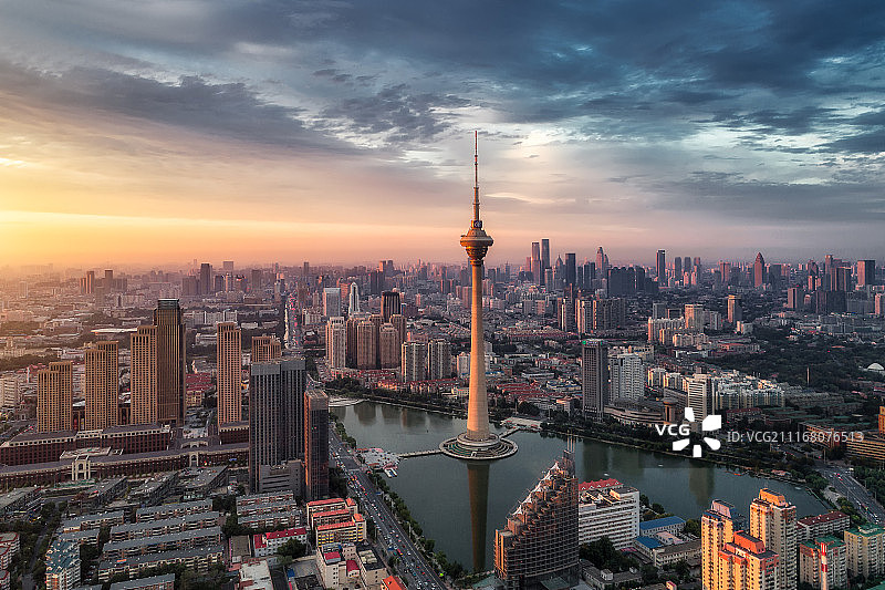 天津广播电视塔图片素材