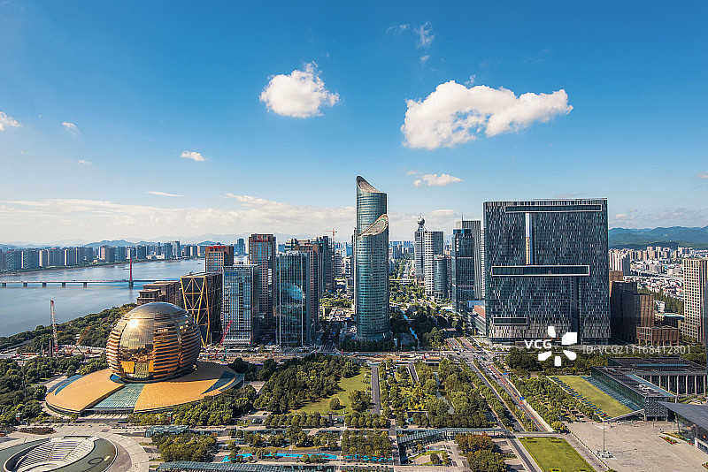 杭州钱江新城CBD图片素材