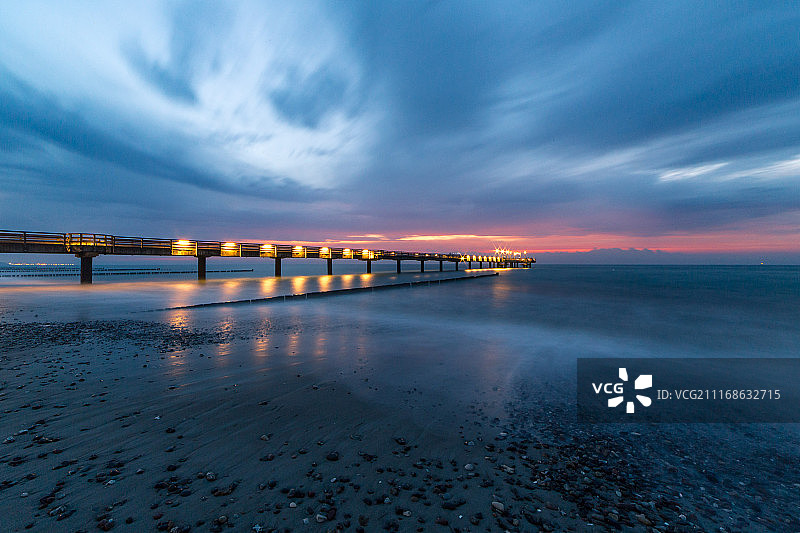 黑利根达姆日落图片素材