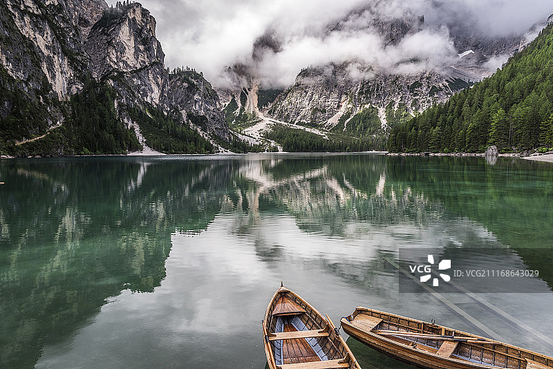 布莱斯湖的倒影图片素材