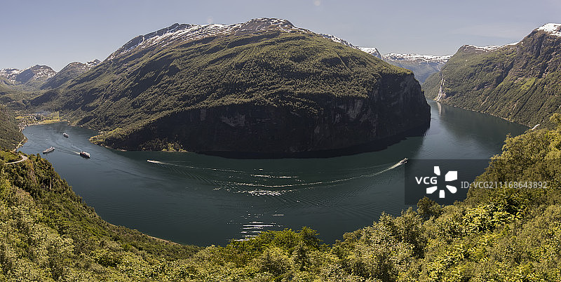 挪威盖朗厄尔峡湾风光图片素材