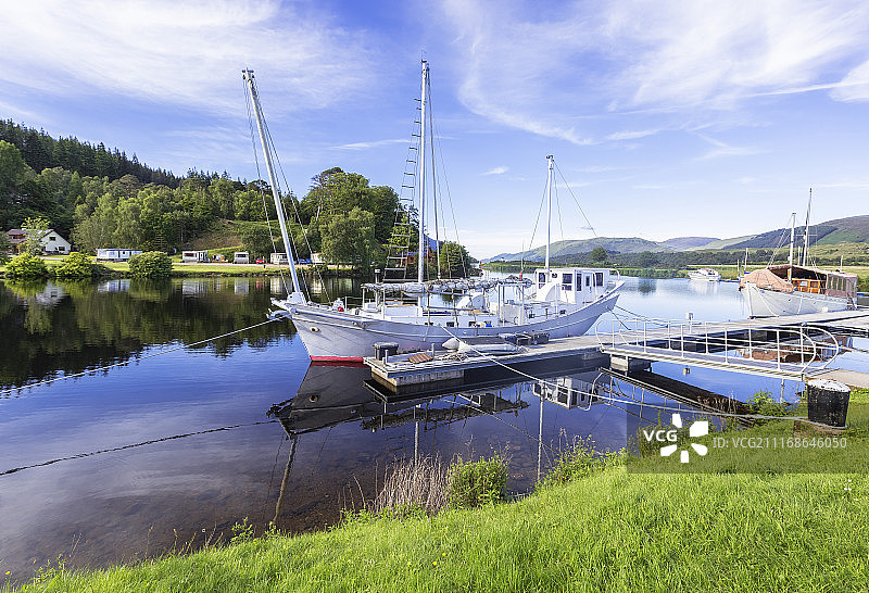 喀里多尼亚码头图片素材