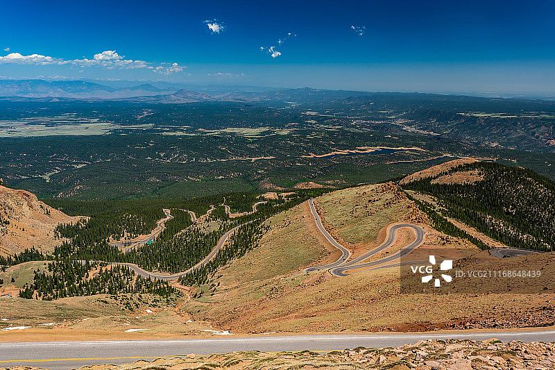 科罗拉多州派克峰图片素材