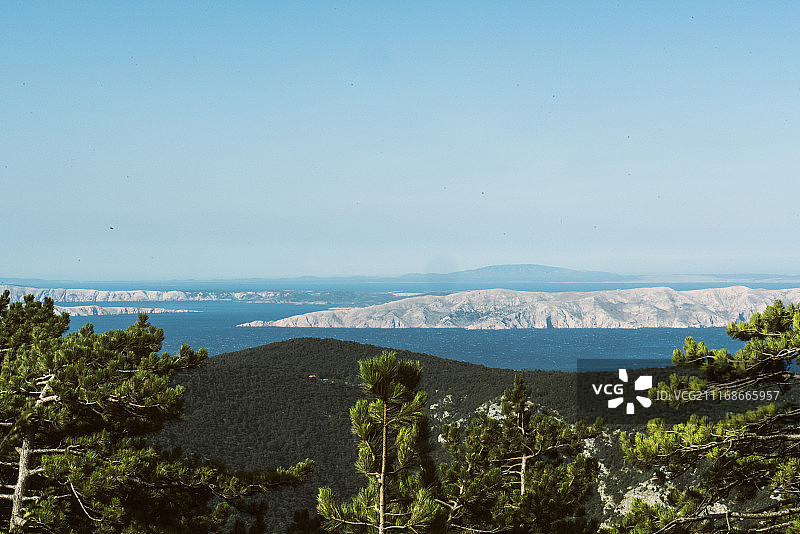 克罗地亚的观景台图片素材