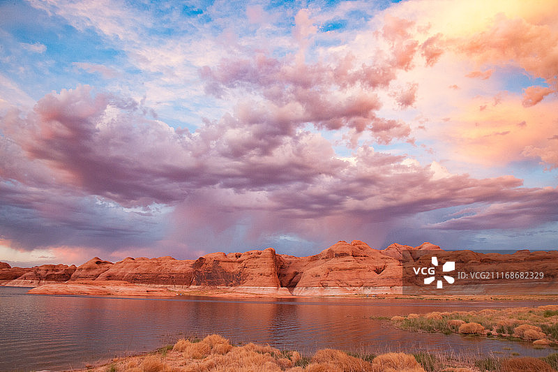 犹他州鲍威尔湖图片素材
