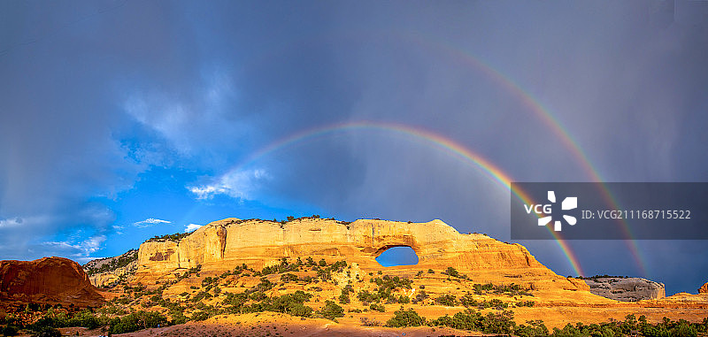 威尔逊拱门图片素材