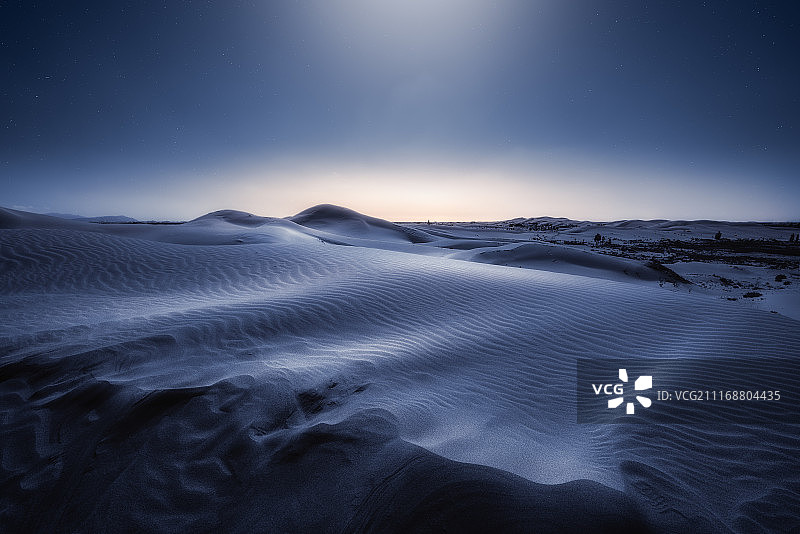沙漠夜景图片素材