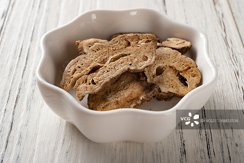 影棚拍摄中药白术特写图片素材