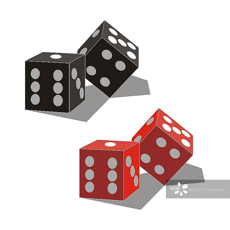 骰子矢量素材01图片素材