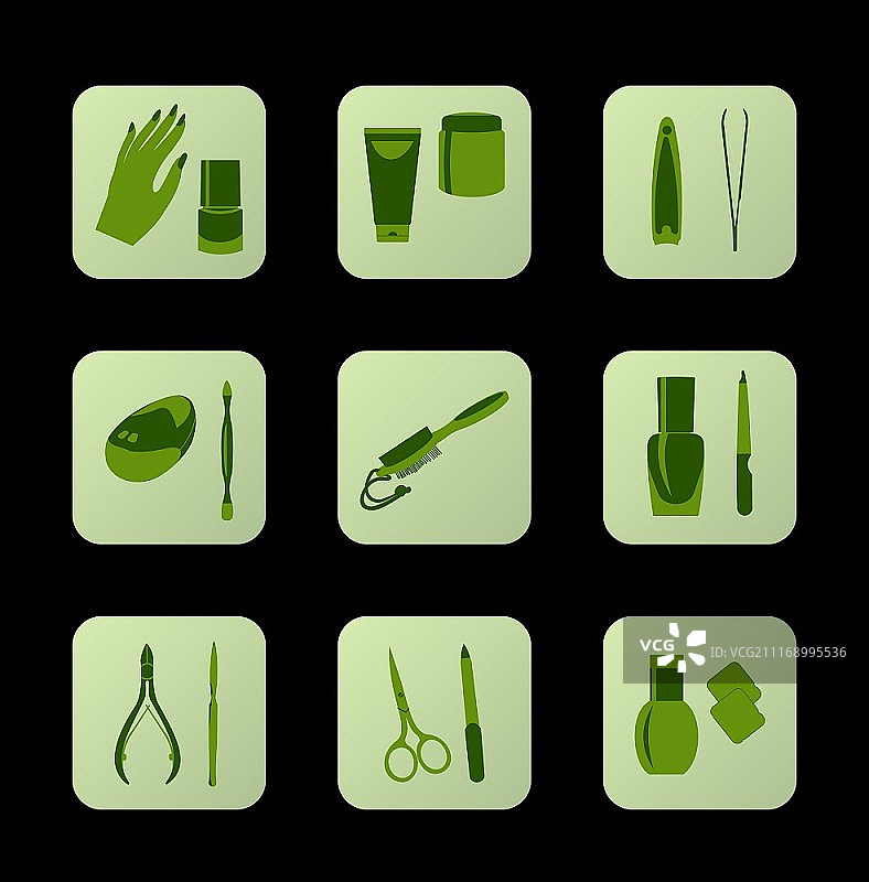 化妆品图标矢量素材图片素材