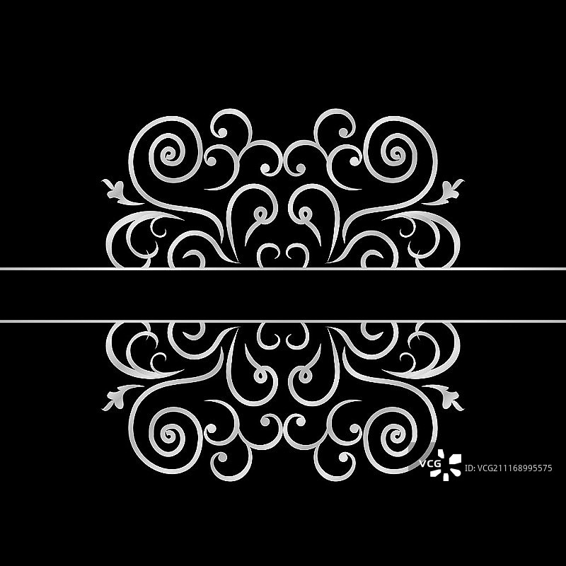 矢量豪华卡片或邀请函图片素材