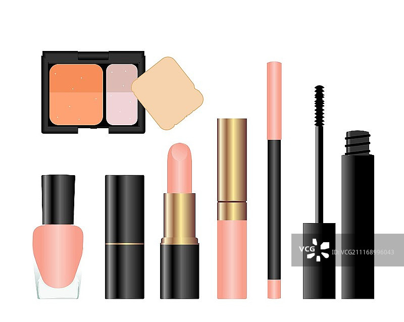 女士美容配饰系列矢量素材图片素材