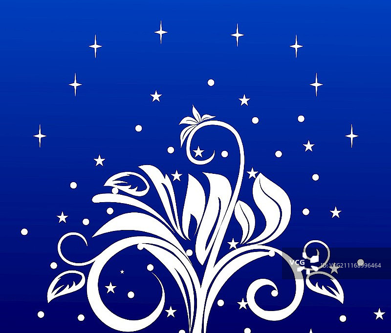 用于设计的圣诞节花卉背景矢量素材图片素材