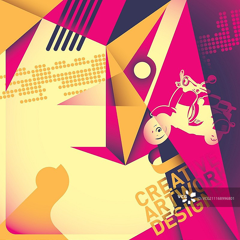 抽象概念海报图片素材