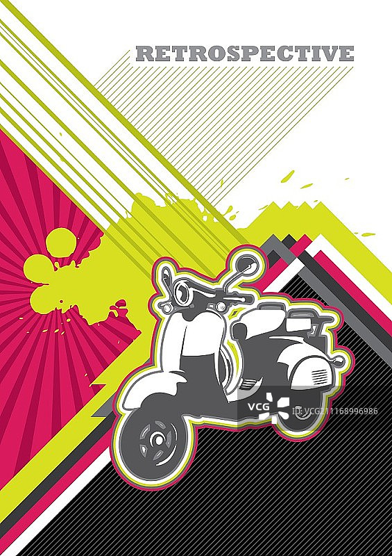 复古图形元素海报设计图片素材