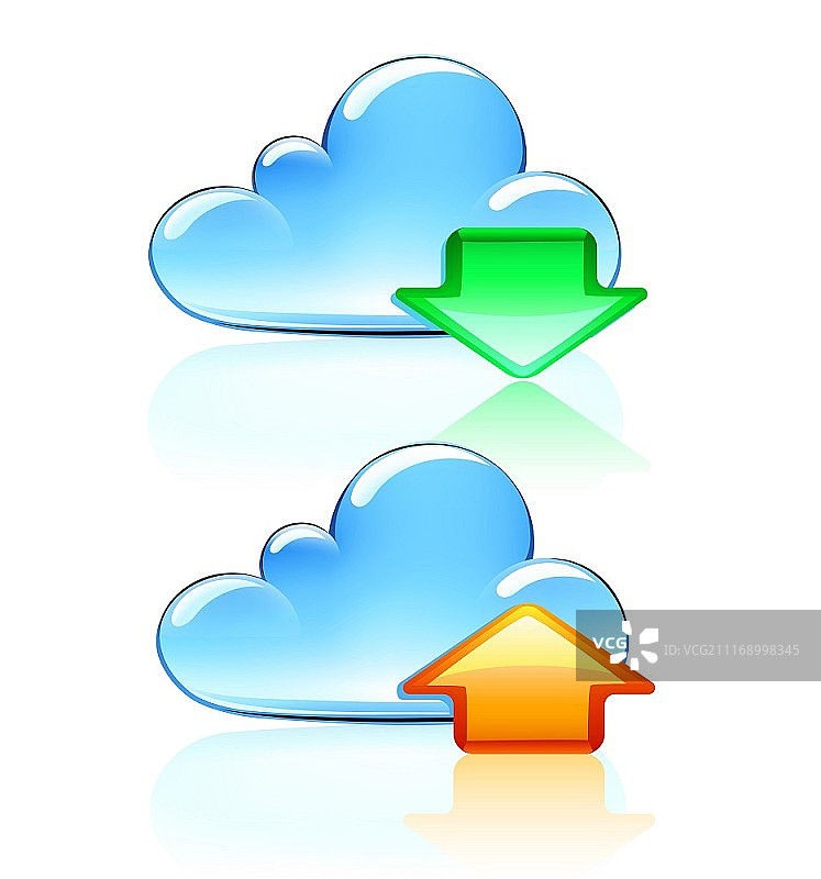 云服务器图标矢量插画图片素材