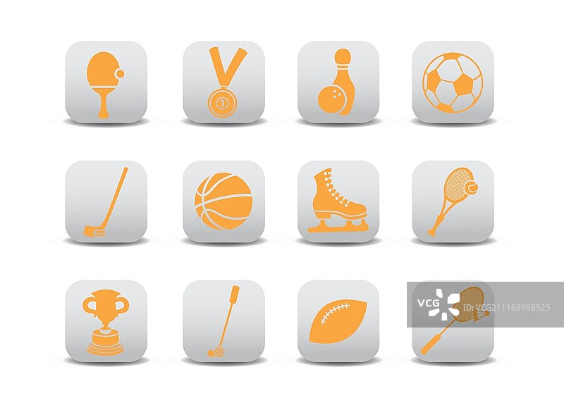 体育运动图标矢量插画图片素材