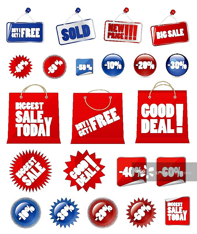 矢量购物合集图片素材