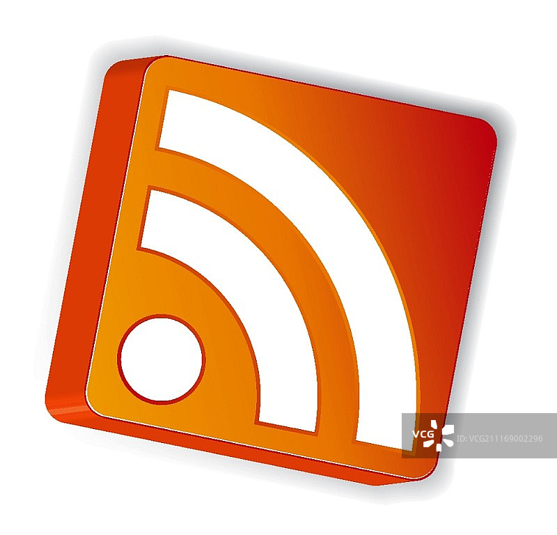 RSS 3D矢量图标图片素材